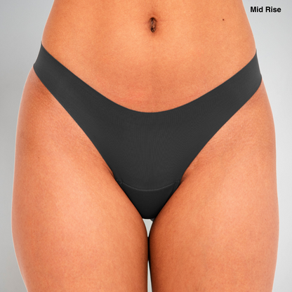 Invisible Camel Toe Thong Mid Rise