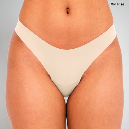 Invisible Camel Toe Thong Mid Rise